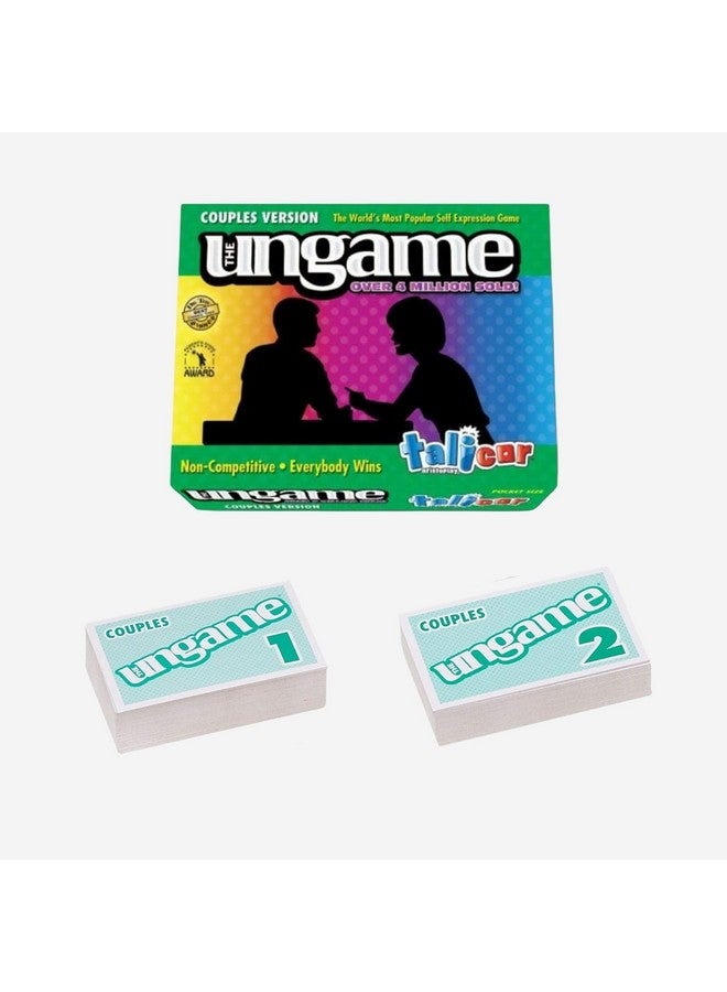 TaliCor POCKET UNGAME - Couples - non-competitive card game for couples to discuss, share values & self express - get closer to your partner - Age 18+ - Image 1