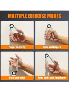 ShebSheb Hand Grip Strengthener Trainer 2 pack,Hand Exerciser,Non-Slip Heavy-Duty Hand Forearm Gripper Strengthener for Muscle Building and Injury Recover for Workout Exercise Gym Fitness  - Image 4