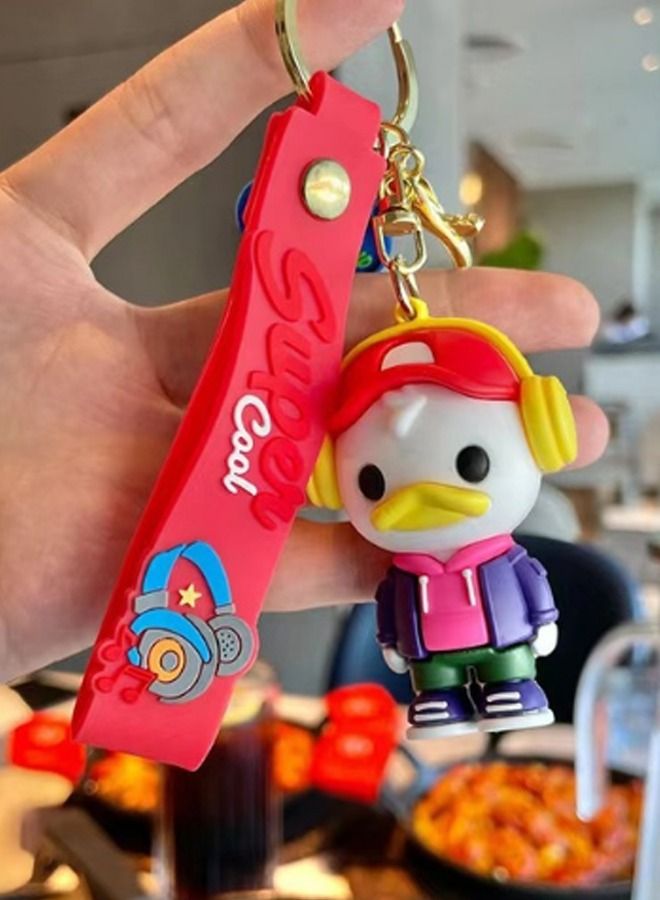 Silicone Multiple Cartoon Keychain