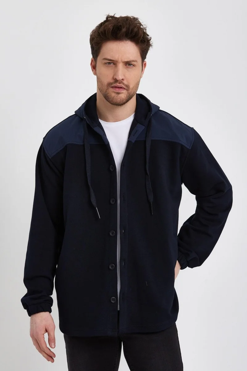 الكسندر جاردي Alexandergardı Parachute Fabric Detailed Oversize Cardigan (E22-61000)