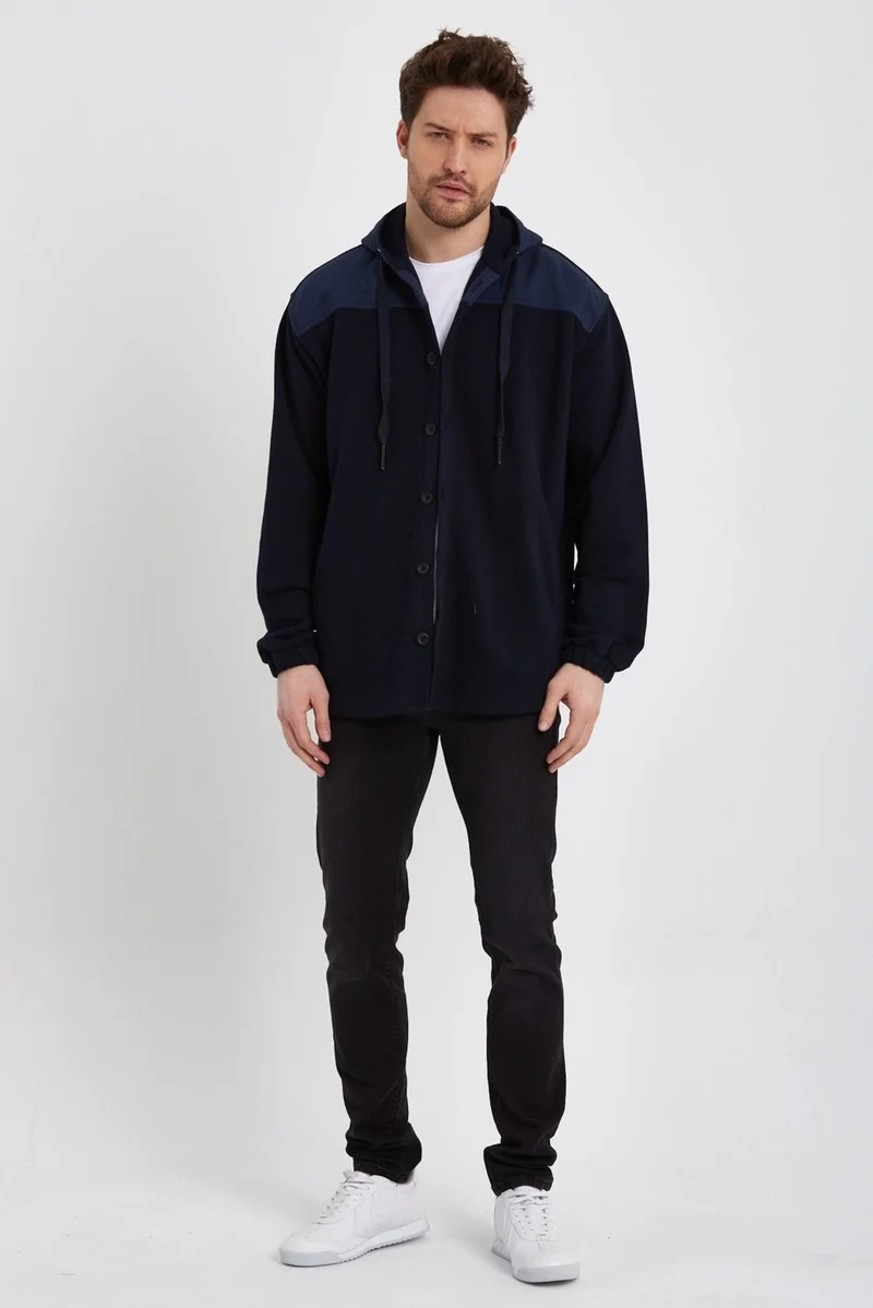الكسندر جاردي Alexandergardı Parachute Fabric Detailed Oversize Cardigan (E22-61000)