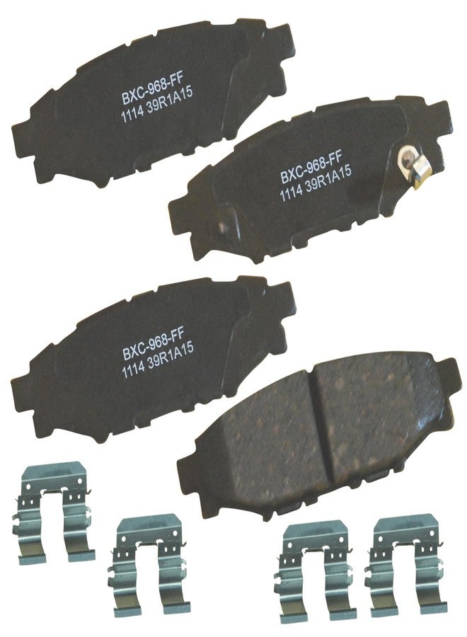 Bendix Premium SBC1114 Ceramic Rear Brake Pads for Select Models Scion FR-S, Subaru BRZ, Crosstrek, Forester, Impreza, Legacy, Outback, WRX, XV, XV Crosstrek - Image 1