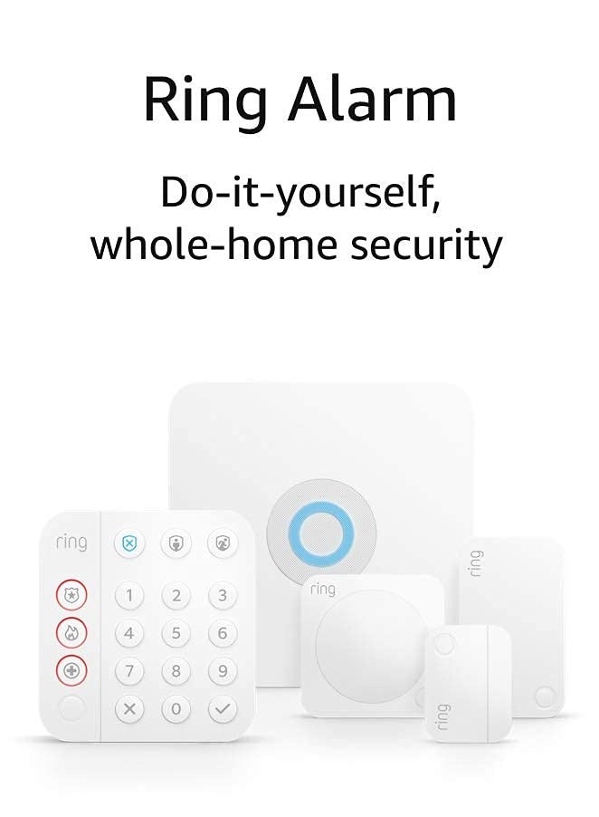 Ring Ring Alarm 2nd Gen 5-Piece Smart Home Security Kit – Motion Sensor, Contact Sensor, Keypad, Base Station & Range Extender  - Image 2