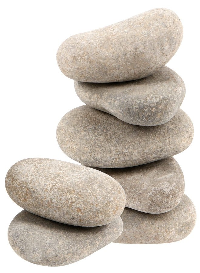 SINJEUN 16 PCS 3-4 Inch Large River Rocks for Painting, Bulk 10 lbs Craft Stones for Rock Painting, Natural River Rocks, Decoration, Smooth Painting Kindness Rocks Mandala Painting Favors - Image 5