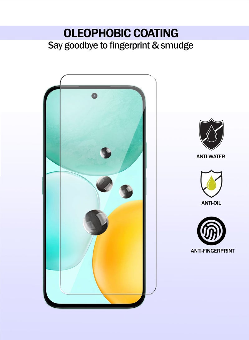 Honor X6c Tempered Glass Screen Protector - High Transparency, Delicate Touch, Anti-Explosion, Smooth Arc Edges, Easy Installation, Screen Protector for Honor X6c - Image 3