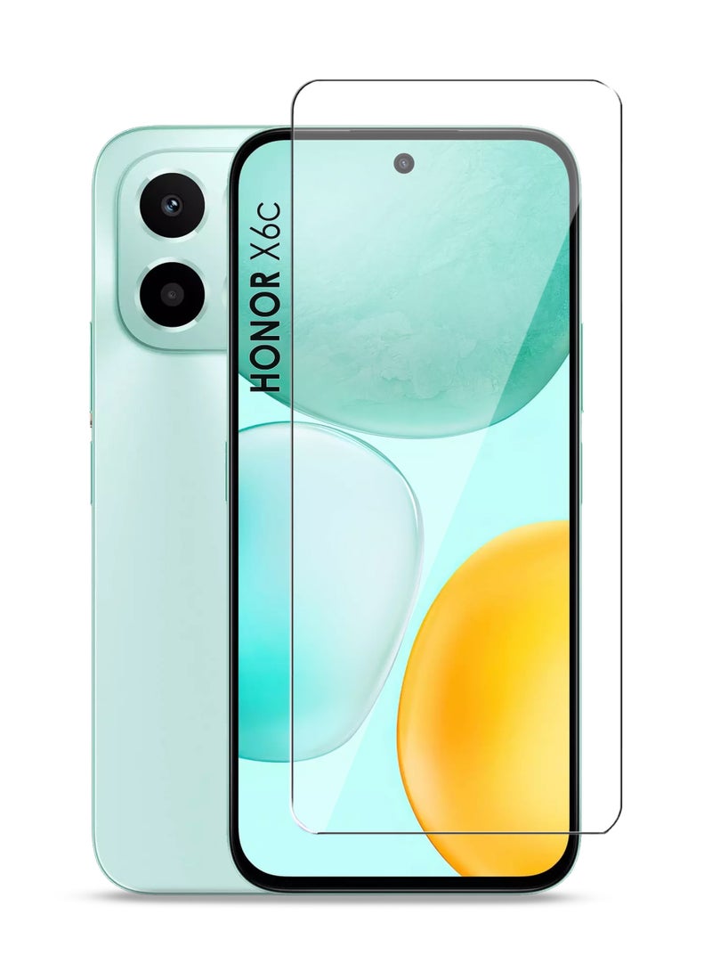 Honor X6c Tempered Glass Screen Protector - High Transparency, Delicate Touch, Anti-Explosion, Smooth Arc Edges, Easy Installation, Screen Protector for Honor X6c - Image 1