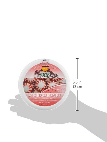 Citrus Magic Holiday Odor Absorbing Solid Air Freshener, Holly Jolly Peppermint, 7-Ounce, Pack of 3 - Image 3