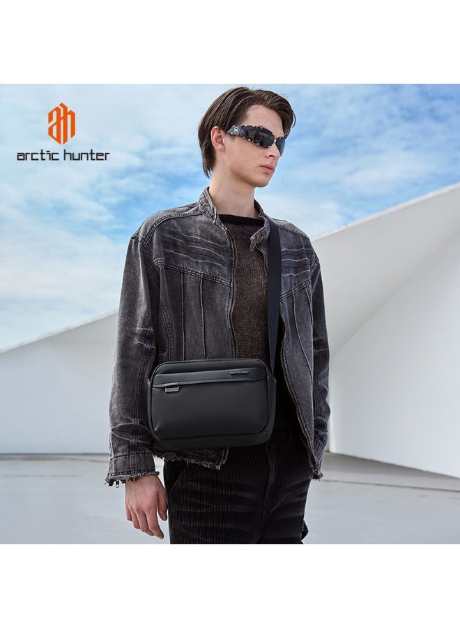 Arctic Hunter Men's Crossbody Bag Model KB00944 - Casual Anti-Theft Messenger Bag with Padded Compartment for 9-inch Tablets and iPads, Adjustable Shoulder Strap Handbag, and Smart Organizer for Daily and Travel Essentials - Image 2