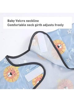 Gonice Baby Feeding Bibs Waterproof Anti Dirty, Long Sleeves Weaning Bibs, Attaches Fully Cover to Baby Highchair, For Baby 6-36 Months  - Image 5