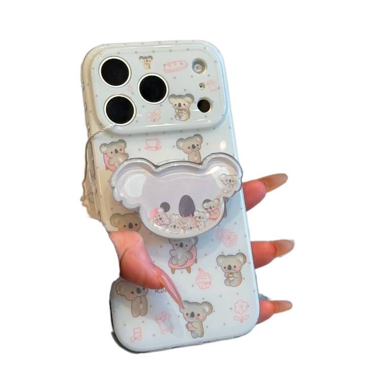 Protective Case | Koala | IMD | Cartoon Style | Drop Protection | Shockproof Cover for iPhone 16 / 16 Plus / 16 Pro / 16 Pro Max - Image 1