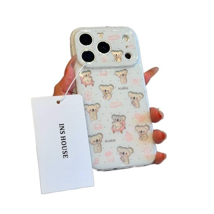 Protective Case | Koala | IMD | Cartoon Style | Drop Protection | Shockproof Cover for iPhone 16 / 16 Plus / 16 Pro / 16 Pro Max - Image 3