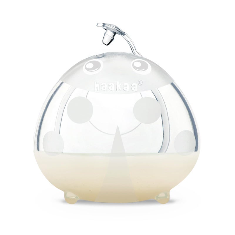 Haakaa Ladybug Breast Milk Collector - 1pc Wearable Silicone Nursing Cup, Reusable Breast Shield and Milk Catcher for Breastfeeding Moms, 1.4oz/40ml, Protects & Soothes Sore Nipples - Image 1