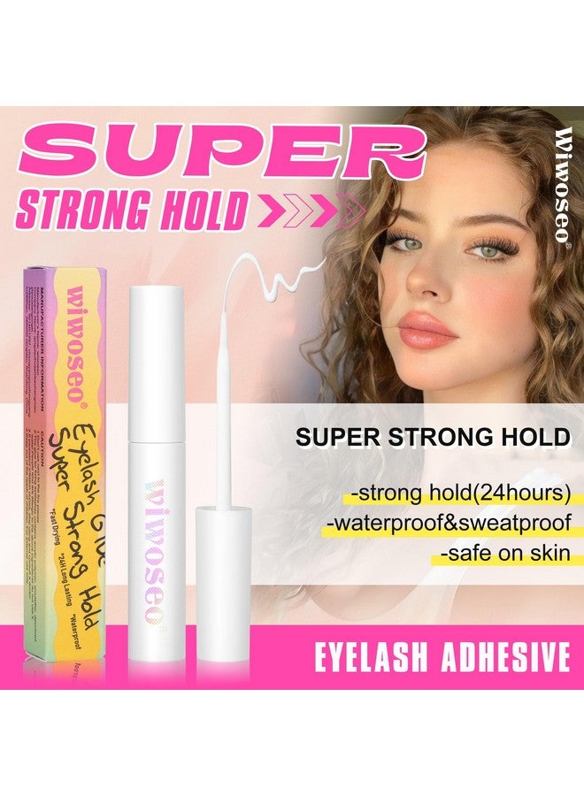 wiwoseo Wispy Lashes Natural Look Eyelashes with Glue Short Lashes Anime Eyelashes Cat Eye Lashes Kit Strip Lashes Extension C Curl False Eyelashes 7 Pairs Natural Eyelashes - Image 5