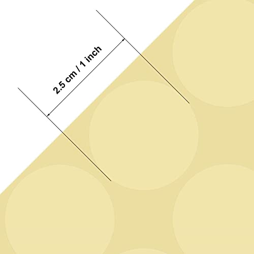 iberry's 1 inch Diameter Transparent Stickers|Transparent Stickers to Seal Boxes and Envelopes|Stickers for Order Packing- Set of 140 Stickers - Image 4