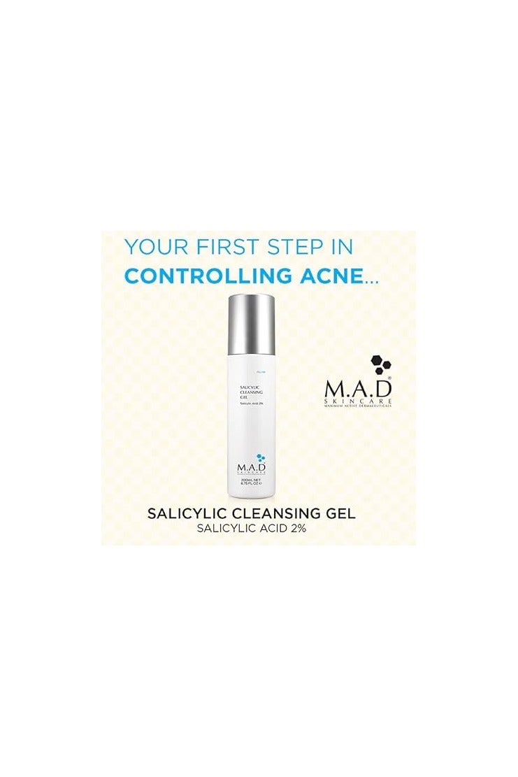 م.اد. سكن كير جل التنظيف الساليسيليك لحب الشباب، غسول الوجه 6.75 أونصة - Image 3