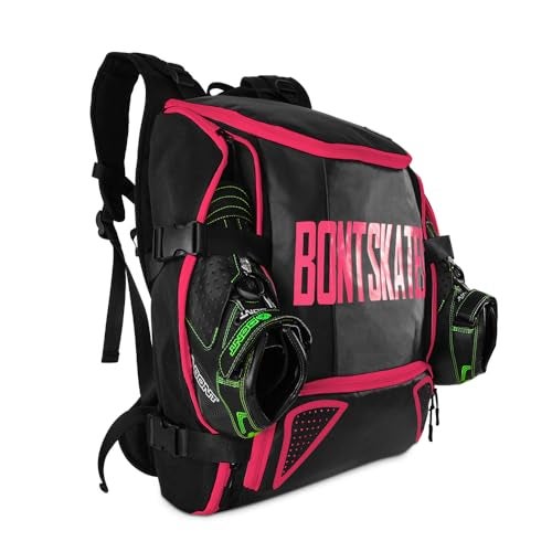 Bont Skates - Multi Sport Skate Backpack Travel Bag - Inline Ice Roller Speed Skating (Pink) - Image 5