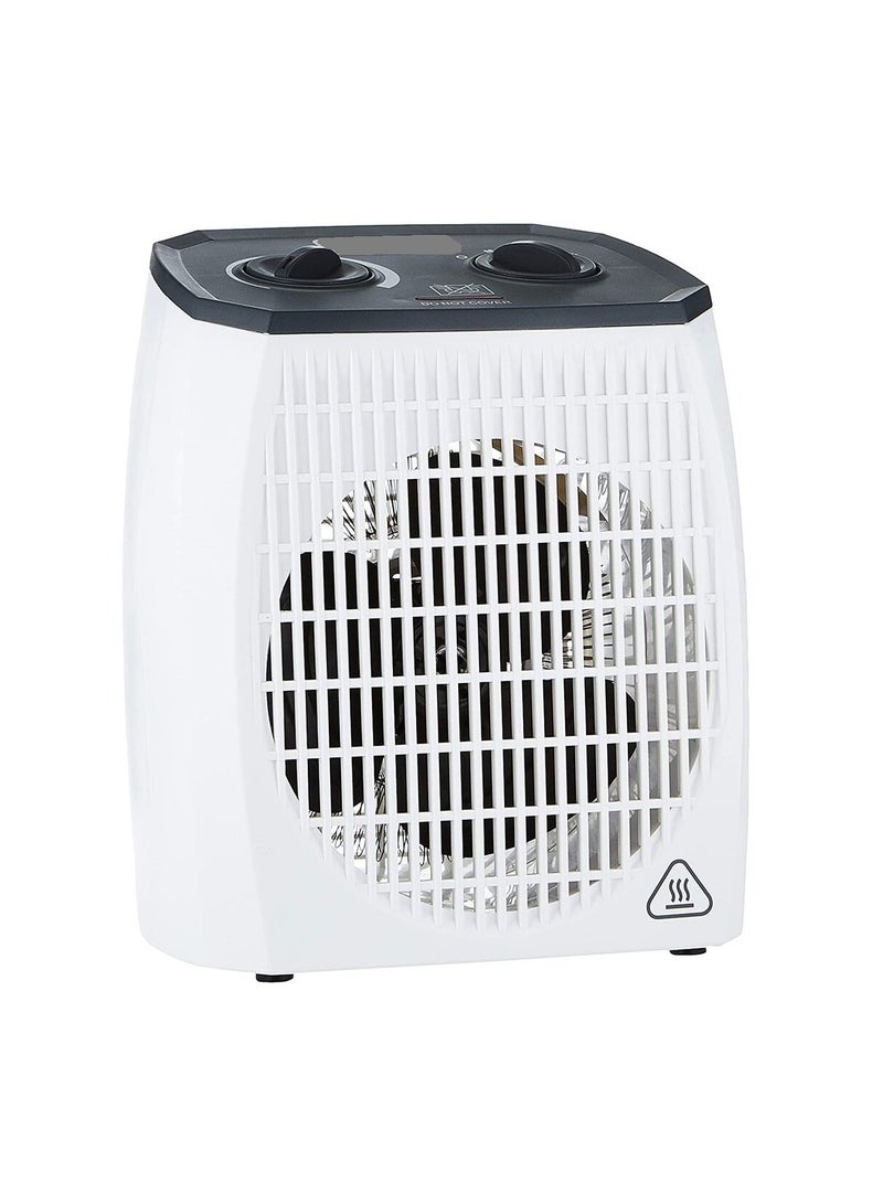 Vertical Fan Heater White and Black - Image 2