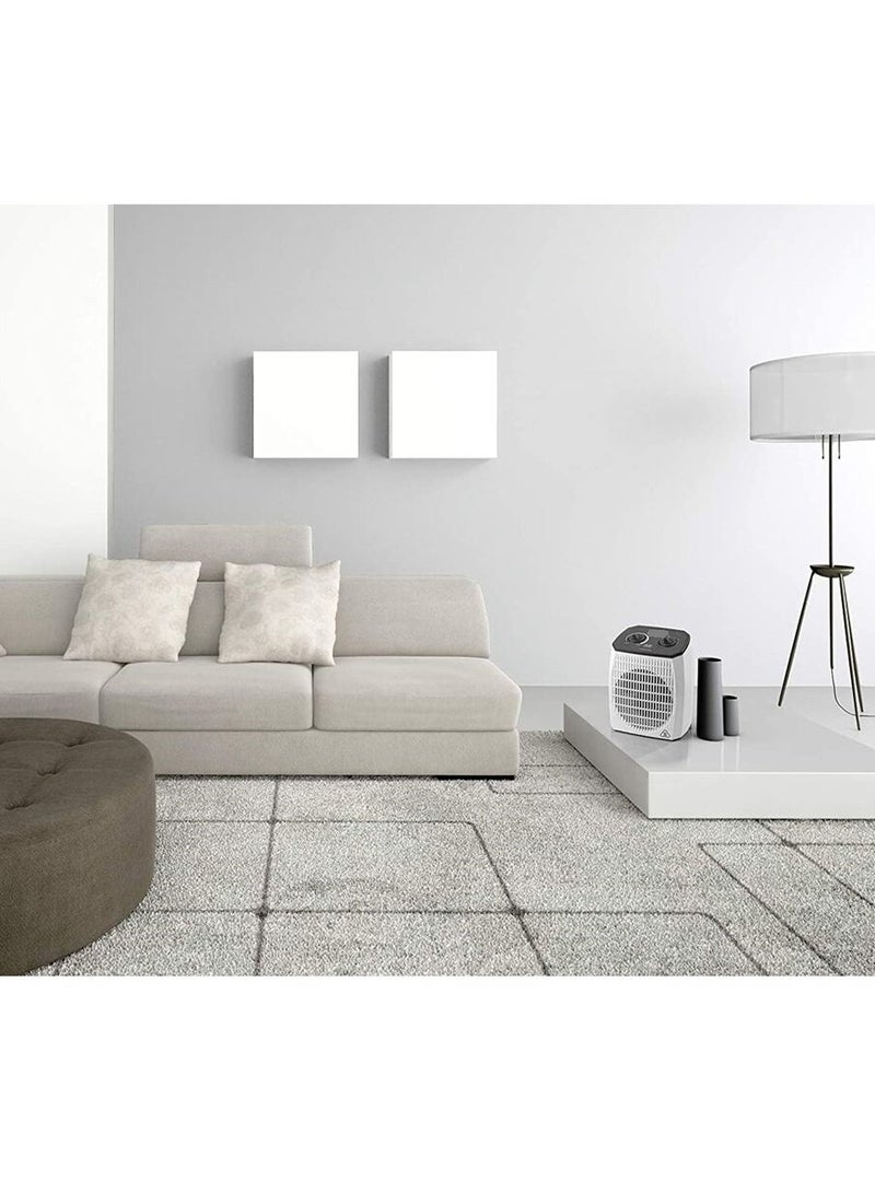 Vertical Fan Heater White and Black - Image 3