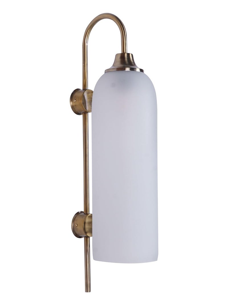 HL HOMELIGHTING HL Home Lighting Glass Wall Mount Light Gold Metal Sconce Modern Wall Lamp Headboard Lighting Fixture Lights for Living Room Bedroom Bedside - Image 3