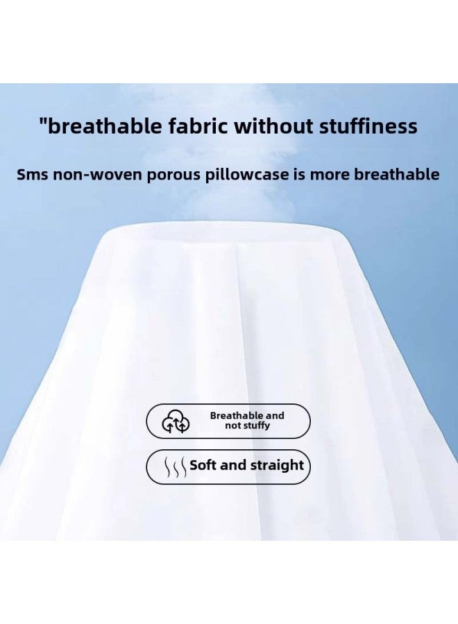 Disposable Pillowcase Individual Packaging Travel Pillow Towel Thickened Non-woven Fabric Beauty Salon Hotel Supplies Sterilized Pillow Case-Color:Dark Blue Packaging 50*80cm [2 Pieces/pack]  - Image 4