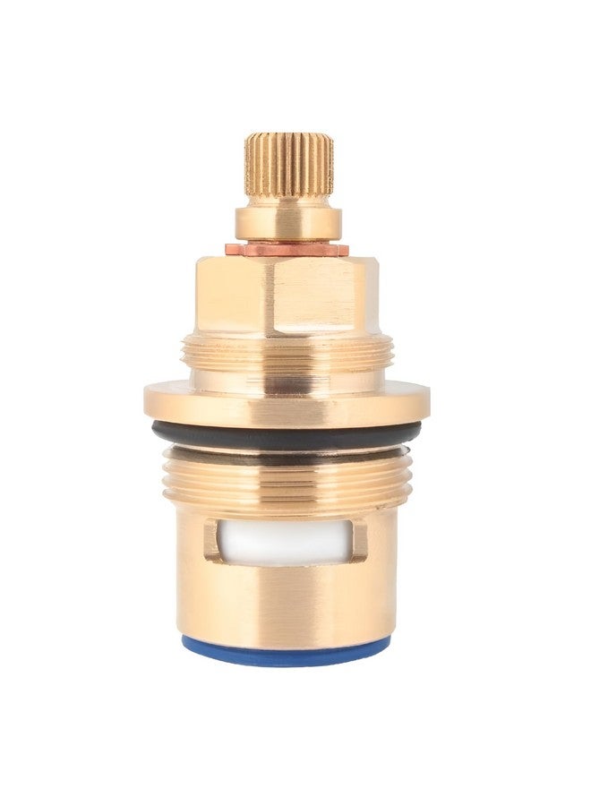 NEW WARE® Ceramic Disk Fitting Brass FLT Type 28 x 1.5 Spindle for Repairing Disc Inner Part Cartridge for Taps - (Pack of 1) Suitable for Jaquar Tap Florentine Type Model - Image 1