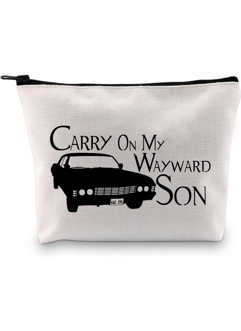 GJTIM TV Show Inspired Carry Way Son Makeup Cosmetic Bag for Fans BFF Gift 