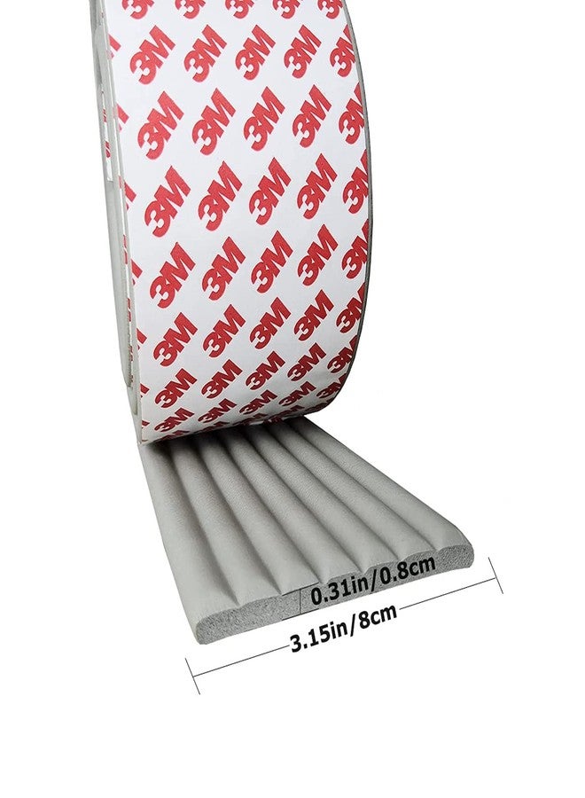 Leeonz Soft Extra-Wide Edge Protectors for Baby with 3M Strong Adhesive Double Sided Pre-Taped, Baby Proofing Safety Guards Proof Foam Padding for Table, Furniture, Sharp Edge, Desk (Grey, 6.5 Foot) - Image 4