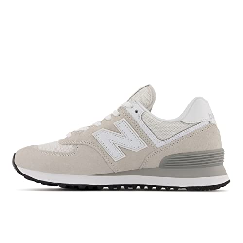 New Balance Women's 574 Core Sneaker, Nimbus Cloud/White, 9 Wide - Image 3