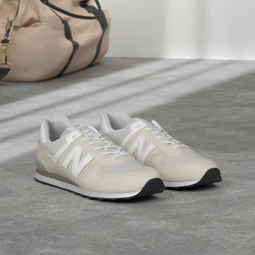 New Balance Women's 574 Core Sneaker, Nimbus Cloud/White, 9 Wide - Image 2