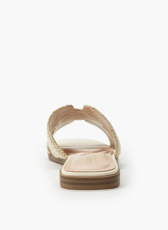 Celeste BEIGE Women Slip-On Sandals for Women | Best Price UAE