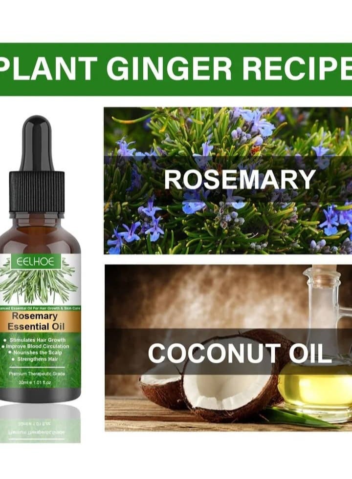 EELHOE Rosemary Essential Oil For Hair Growth Skin Care - Image 5