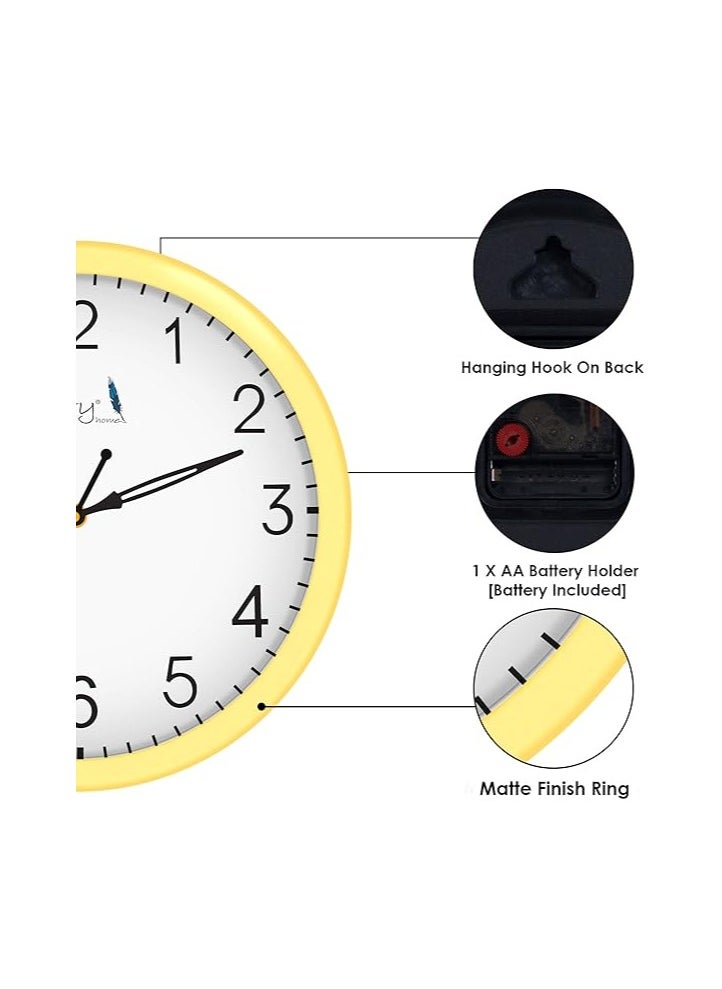 Story @ home plastic round plastic wall clock 25 cm x 25 cm x 4 cm - pzsku/Z02741B739B437A904A7CZ/45/_/1735371270/d9a95a96-e4b0-4d51-bc58-77a6a65b95c8