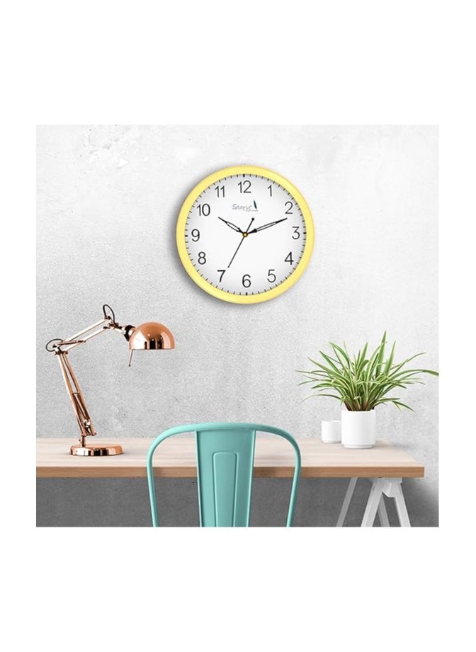 Story @ home plastic round plastic wall clock 25 cm x 25 cm x 4 cm - pzsku/Z02741B739B437A904A7CZ/45/_/1735371274/219dcf8b-f5f5-45a9-8911-f04ce55e6180