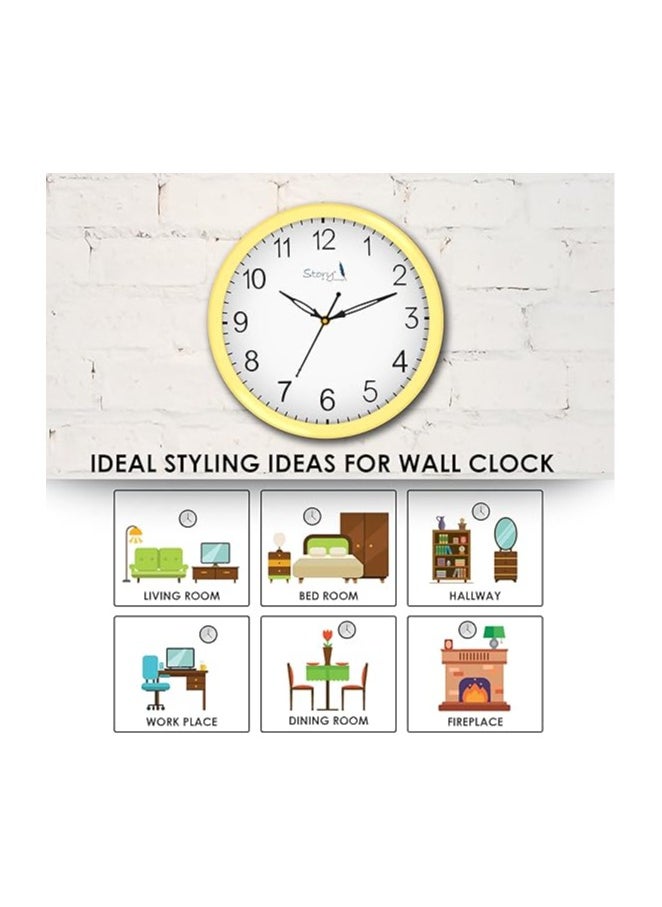 Story @ home plastic round plastic wall clock 25 cm x 25 cm x 4 cm - pzsku/Z02741B739B437A904A7CZ/45/_/1735371280/c8c96fbf-30fa-4804-81d7-3fb1618baff4