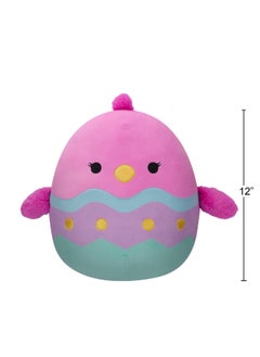 Squishmallows 12 inch Empressa the Pink Chick , Officially Licensed Kellytoy Plush Toy, Colorful Soft Toy, Gift for Kids, Girls & Boys Washable Squishy Stuff Toy Multicolor All Age  - Image 5