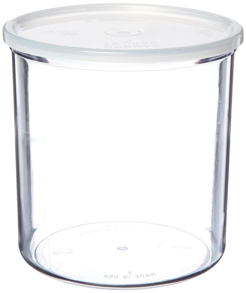 Cambro كامبرو CCP27152 وعاء شفاف سعة 2.7 لتر مع غطاء، شفاف، عبوة من 1 - Image 1