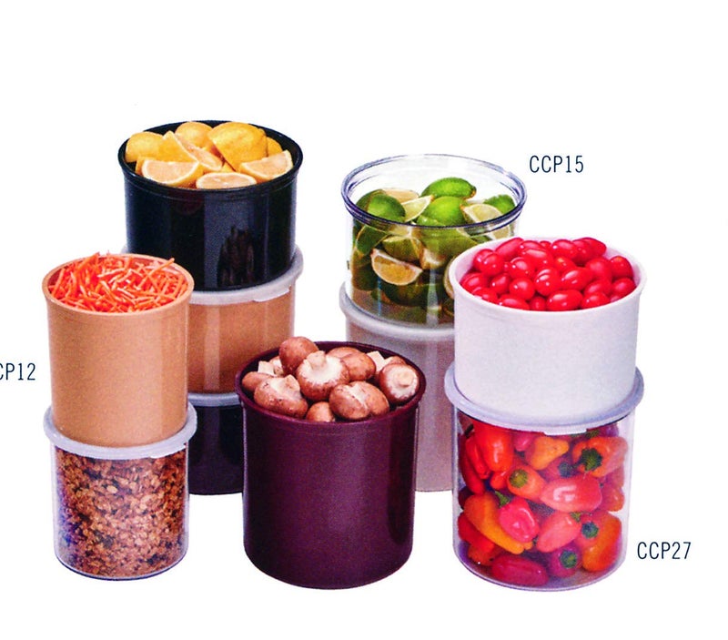 Cambro كامبرو CCP27152 وعاء شفاف سعة 2.7 لتر مع غطاء، شفاف، عبوة من 1 - Image 2