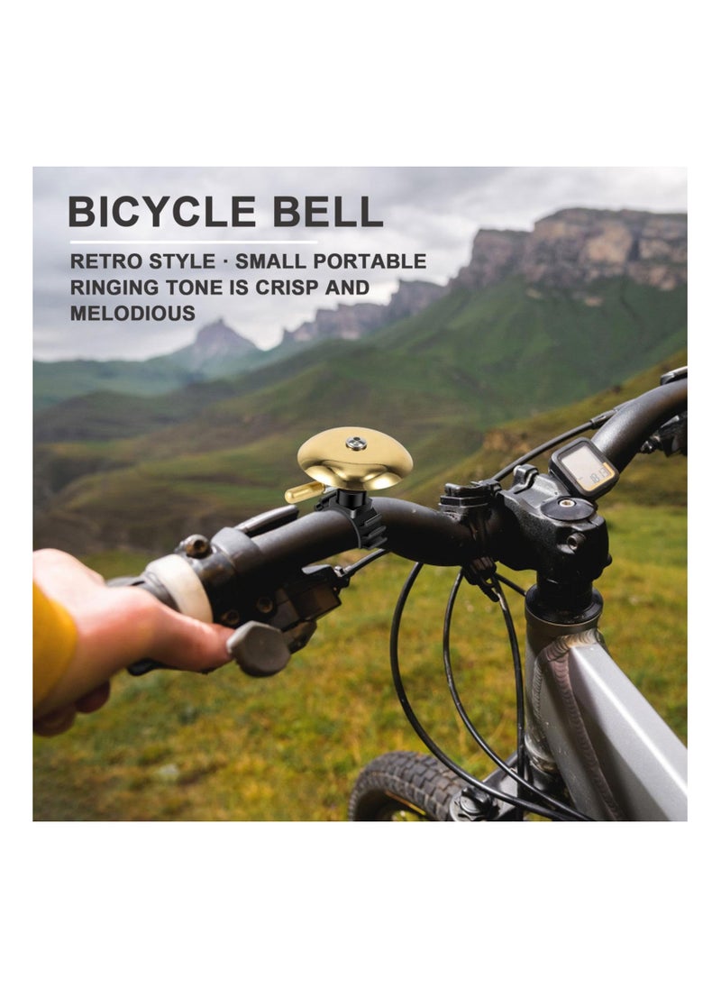KASTWAVE - Bicycle Bell Copper, Classic Bicycle Bell for with Loud Sound Bells, Classic Brass Bell Bicycle Bell for Ring Bell for Road Mountain Handlebars - Image 1