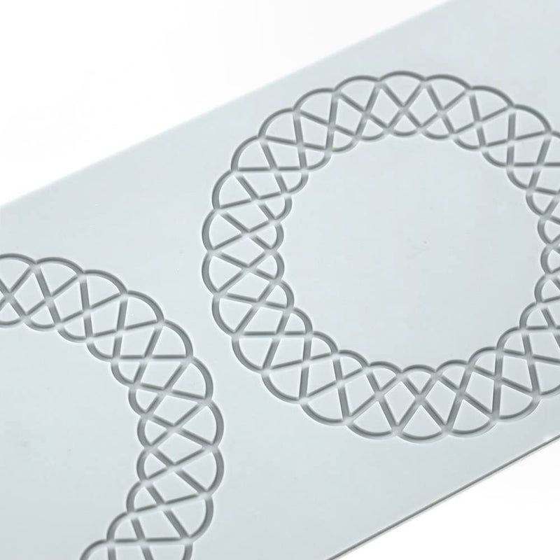 TUKE Silicone Molds 3D Hollow Leaf Chocolate Molds Honeycomb Bee Candy Mold Flower Pattern Fondant Mold Cake Topper Sugar Craft Decoration (S_Flower_12.40 * 4.32 * 0.08inch) - Image 5