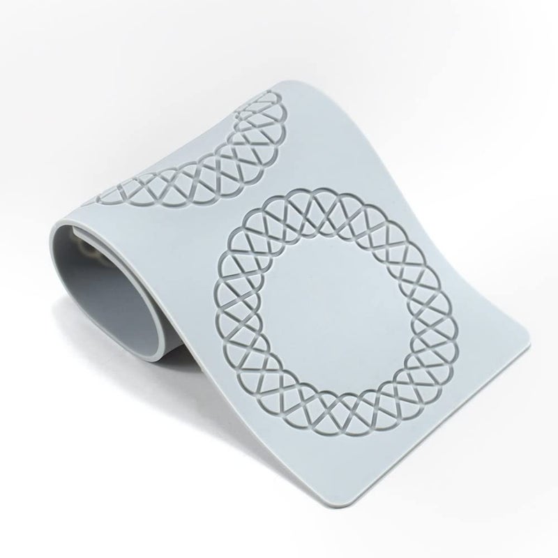 TUKE Silicone Molds 3D Hollow Leaf Chocolate Molds Honeycomb Bee Candy Mold Flower Pattern Fondant Mold Cake Topper Sugar Craft Decoration (S_Flower_12.40 * 4.32 * 0.08inch) - Image 3