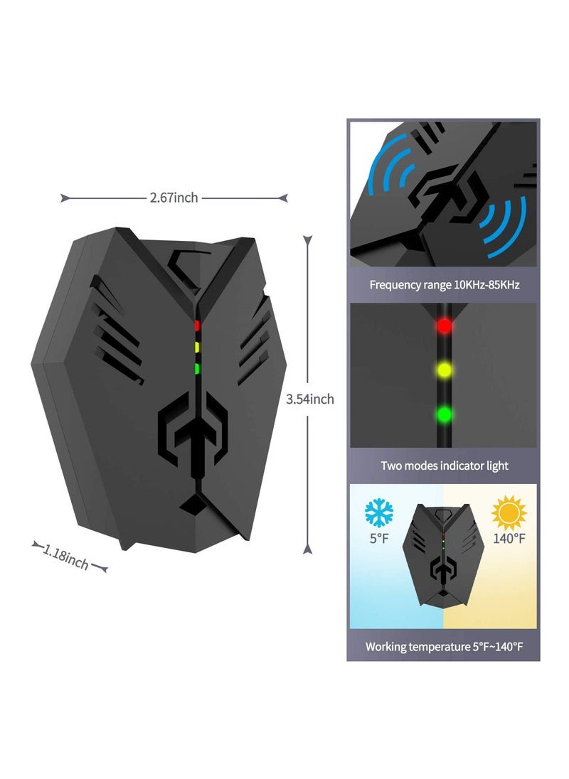 Generic - Advanced Ultrasonic Rodent Repeller, Effective Electronic Squirrel & Mouse Deterrent, Plug-in Pest Control for Mice, Rats, and Squirrels - Image 1