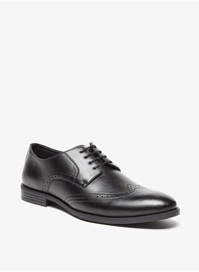 ال بي ال من شو اكسبرس Perforated Lace-Up Derby Shoes