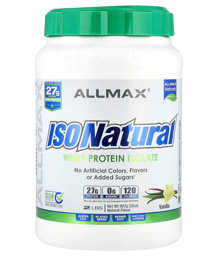 Allmax ISONatural™ Whey Protein Isolate Vanilla 2 lbs (907 g)