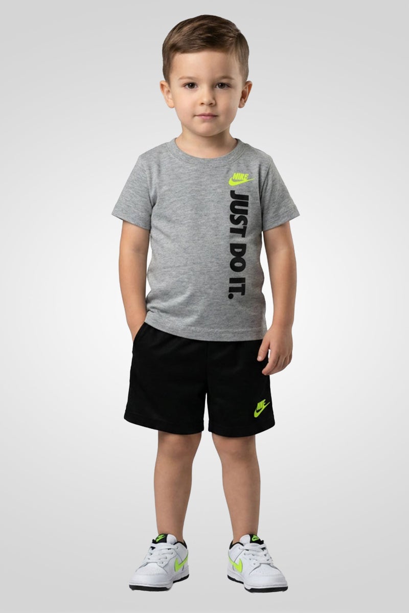 Nike Toddlers Boy 2 Pieces Graphic Print T-Shirt And Shorts Set, Multicolor - Image 1
