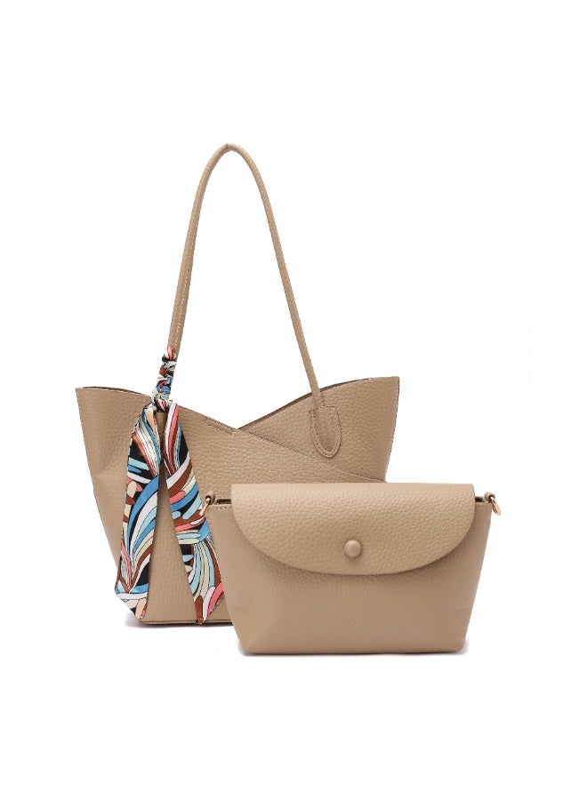 Women's shoulder bag + inner bag with a modern classic design – practical and suitable for all looks - Image 5