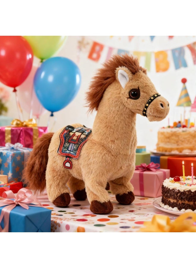 A super cute horse toy with a walking sound and a wagging tail for a fun experience for children (Big) - Image 1