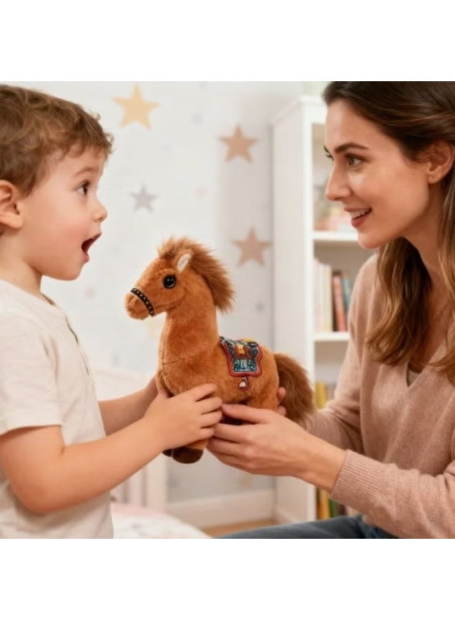 A super cute horse toy with a walking sound and a wagging tail for a fun experience for children (Big) - Image 3