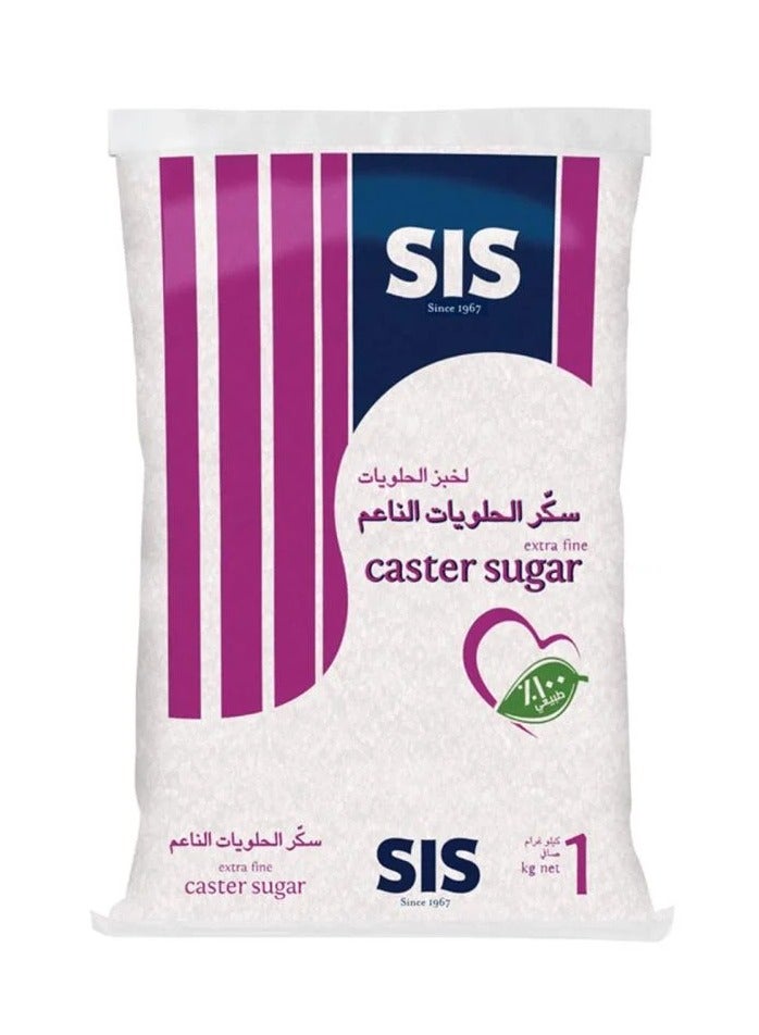 سكر ناعم من شركة SIS، 1 كجم
