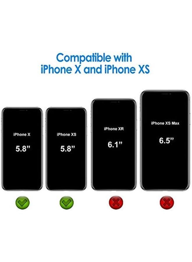 جي تيك جراب لهاتف Iphone Xs وIphone X مقاس 5.8 بوصة، غطاء خلفي شفاف مقاوم للصدمات غير قابل للاصفرار ومضاد للخدش - Image 2