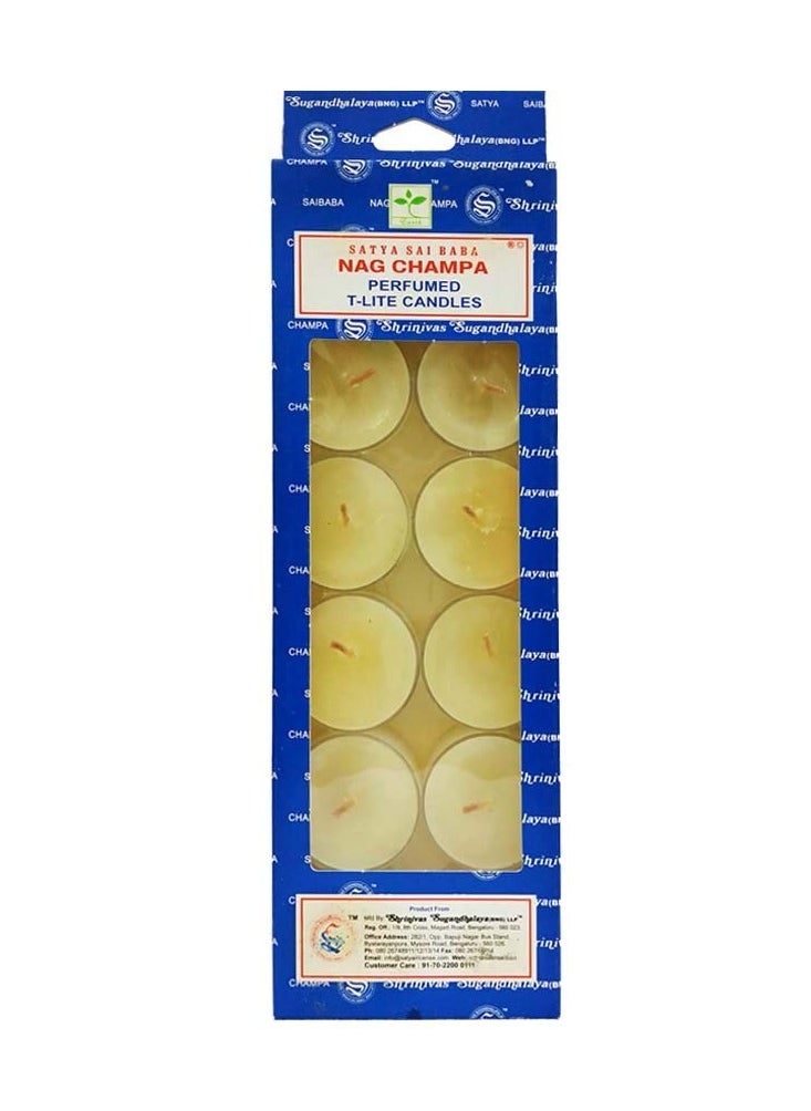 Satya Satya Nag Champa Perfumed T-Lite Candles 